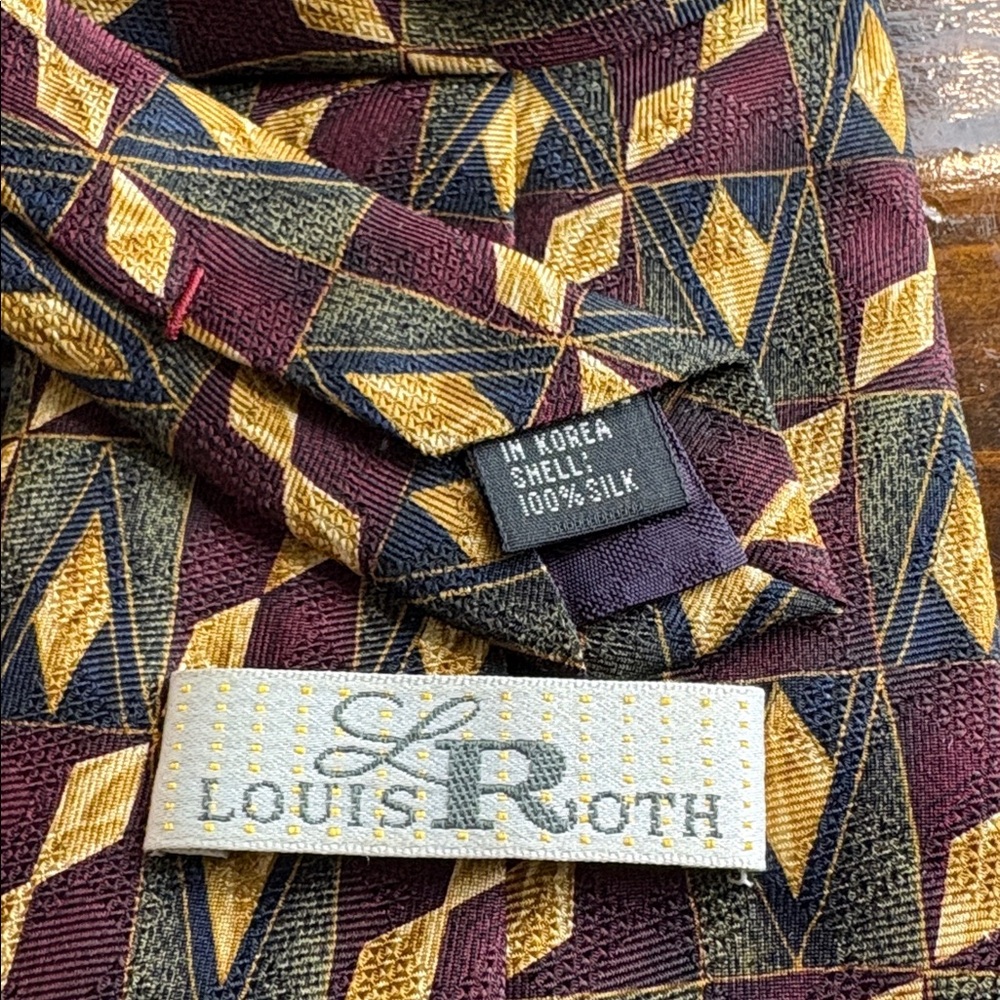 Louis Roth Neck Tie Silk - Picture 6 of 6